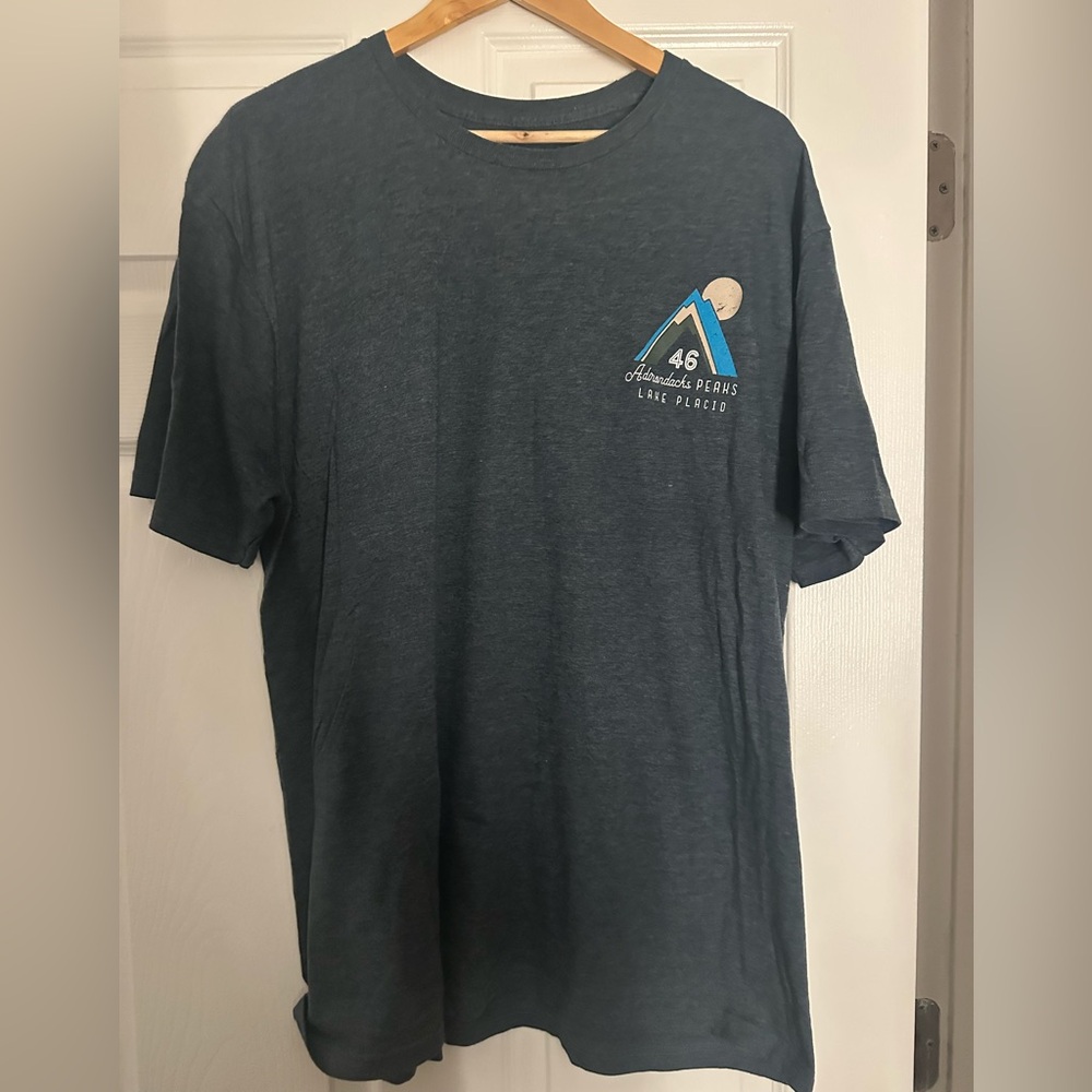 Lake Placid Gray Graphic T-Shirt